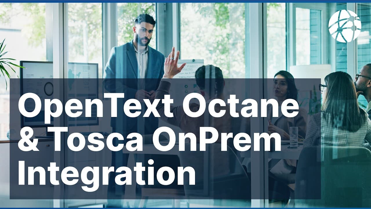 OpenText Octane & Tosca OnPrem Integration