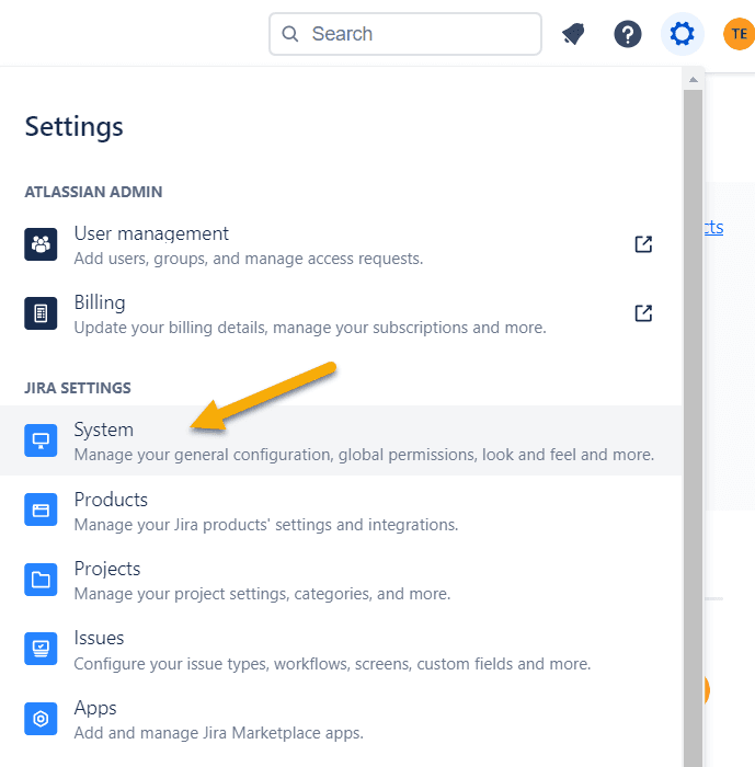 Jira Settings System