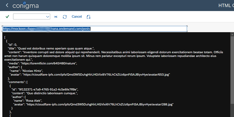 Ausführung ABAP Report SAPHTML_DEMO1