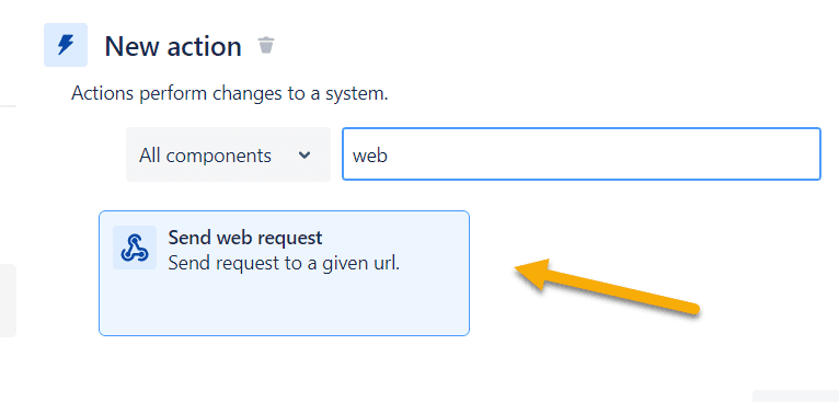 Send web request