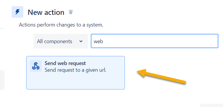 Send web request